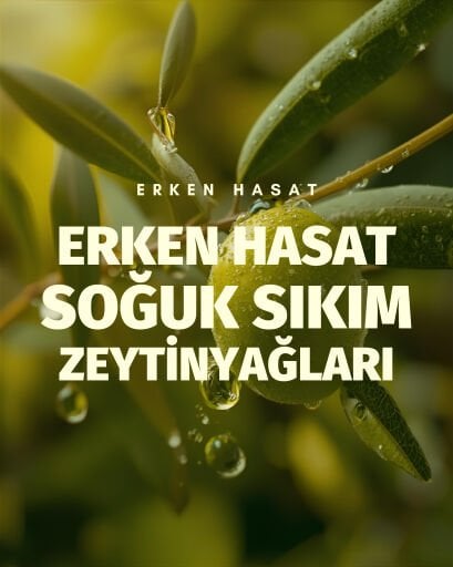 Erken Hasat Soğuk Sıkım Zeytinyağları