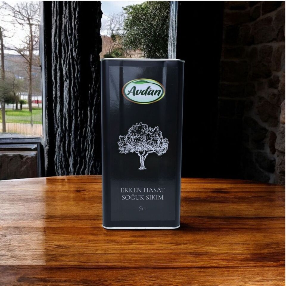 AVDAN-5 LT TENEKE ERKEN HASAT SOĞUK SIKIM ZEYTİNYAĞI