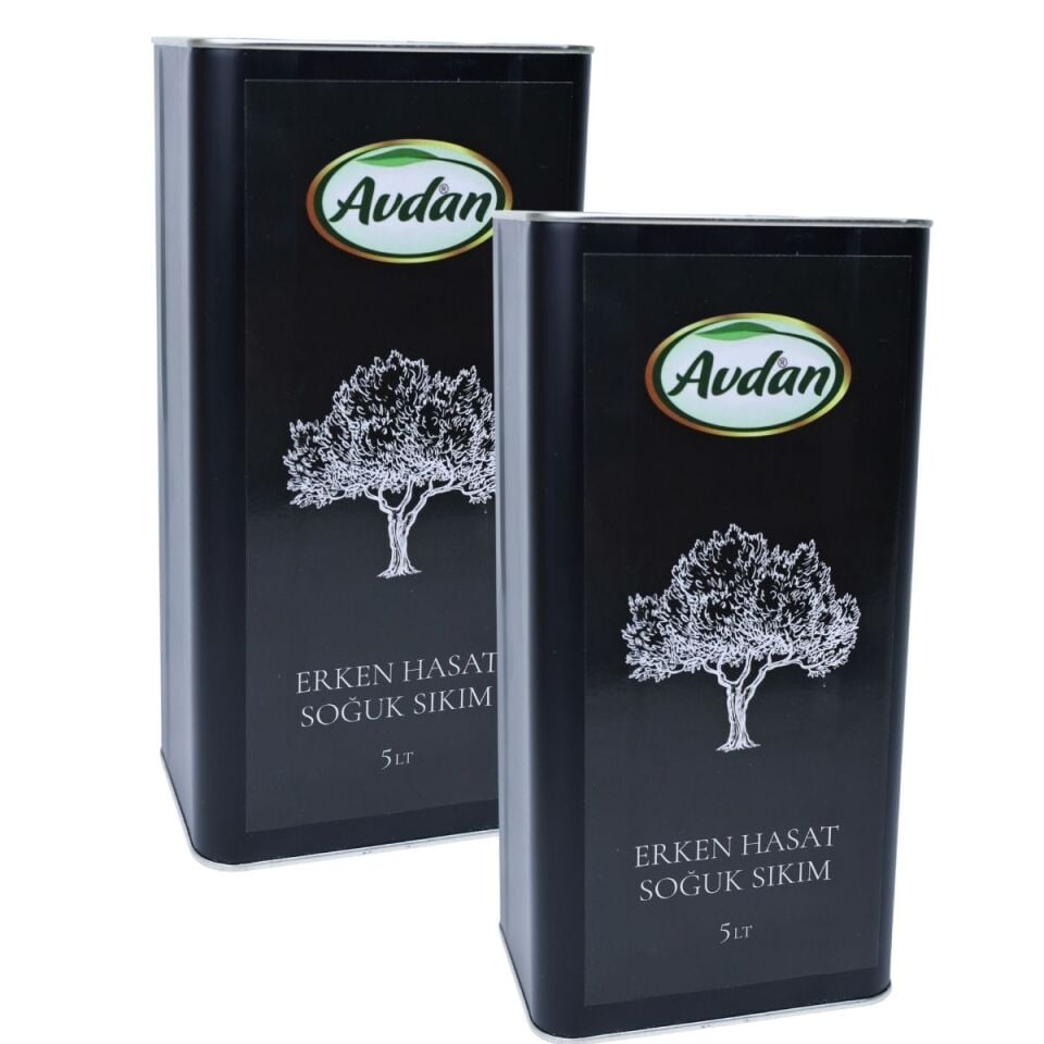 AVDAN - 2X5 LT ERKEN HASAT SOĞUK SIKIM ZEYTİNYAĞI