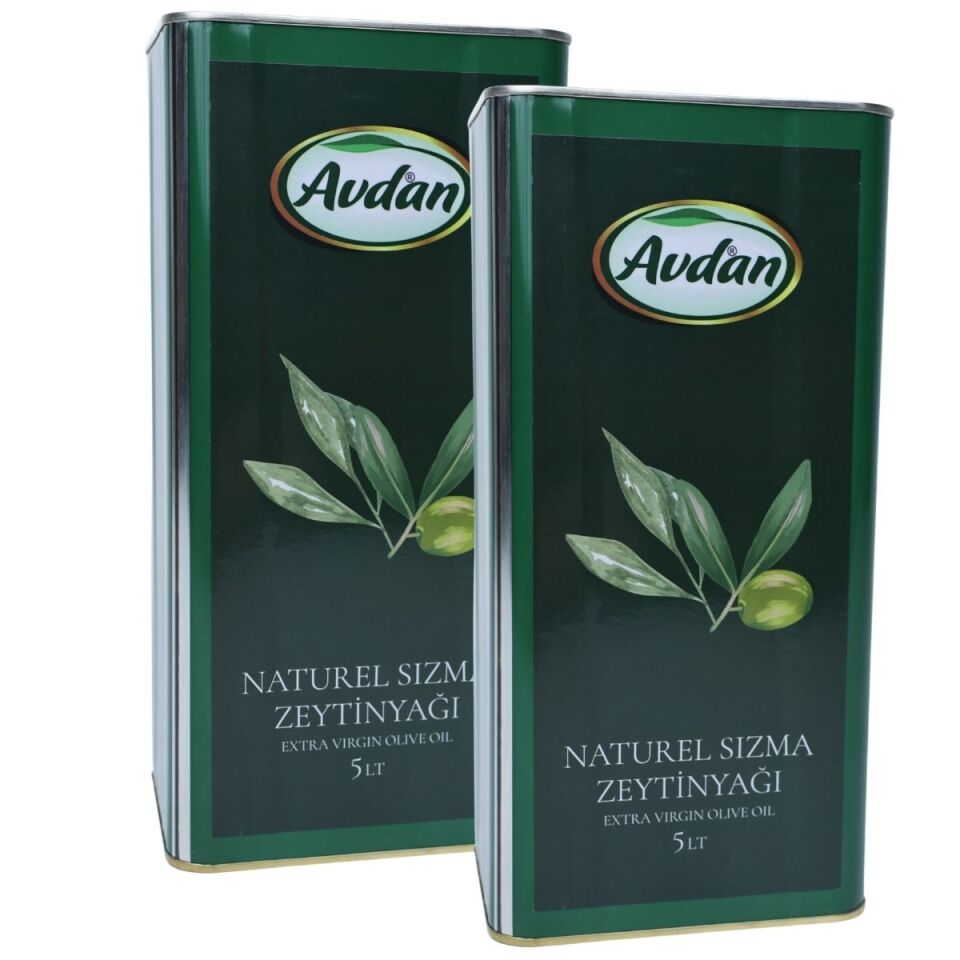AVDAN - 2X5 LT NATUREL SIZMA ZEYTİNYAĞI