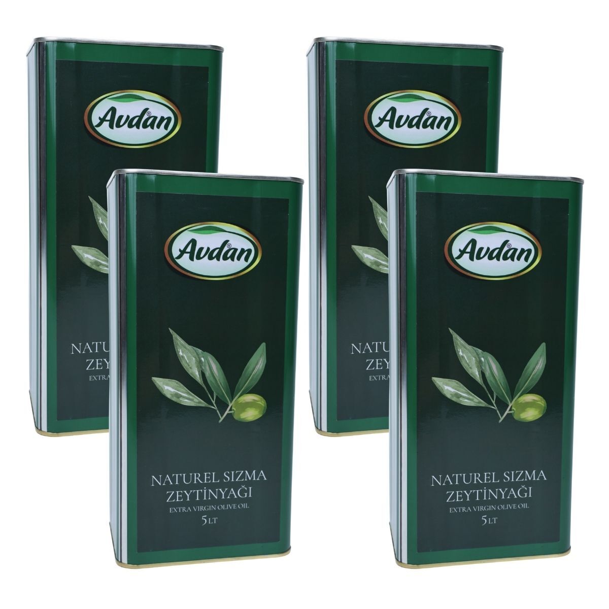 AVDAN - 4X5 LT NATUREL SIZMA ZEYTİNYAĞI