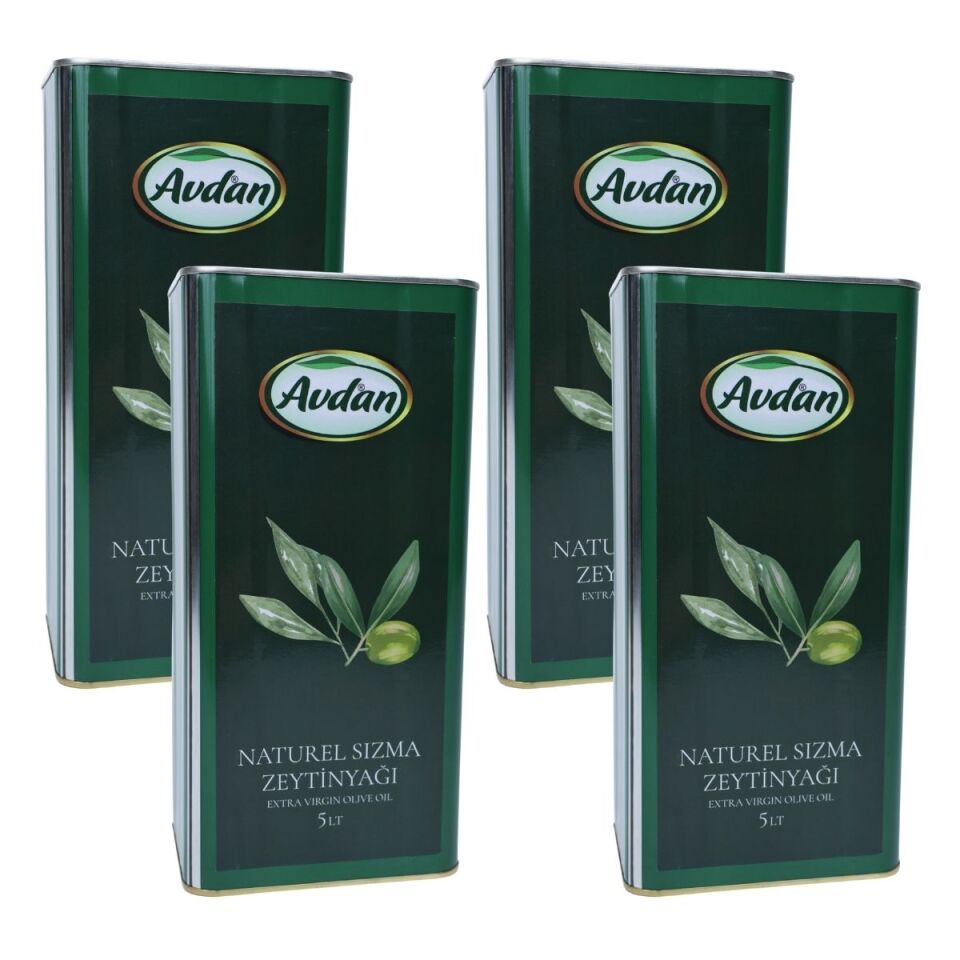 AVDAN - 4X5 LT NATUREL SIZMA ZEYTİNYAĞI