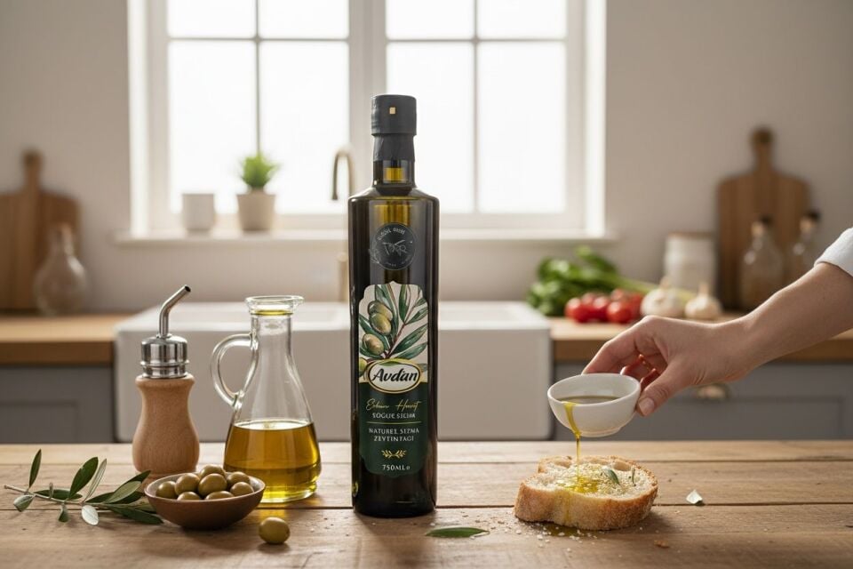 AVDAN - 750 ML CAM ŞİŞE ERKEN HASAT SOĞUK SIKIM ZEYTİNYAĞI