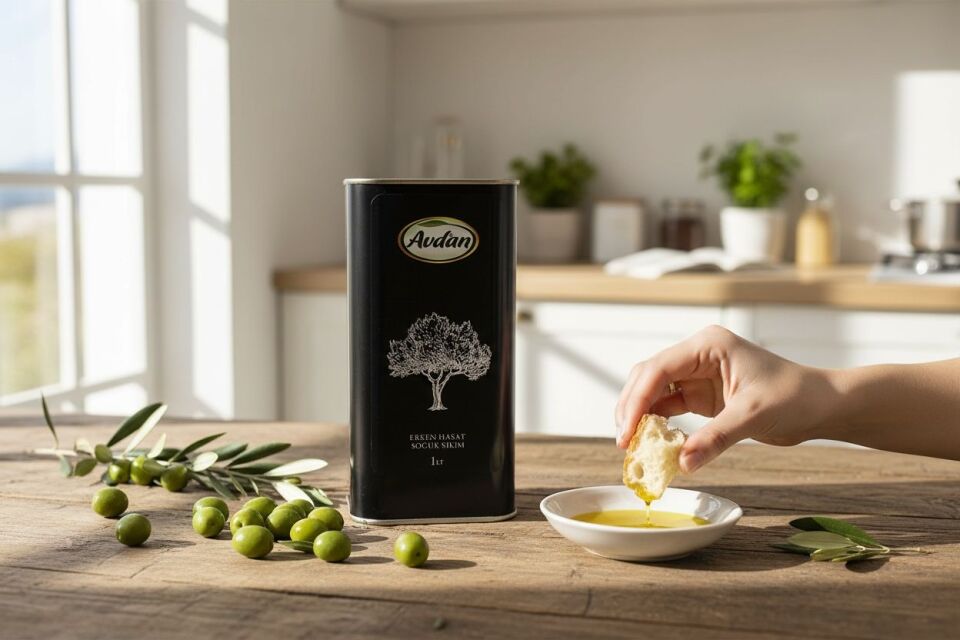 AVDAN - 1LT Erken Hasat Soğuk Sıkım Zeytinyağı