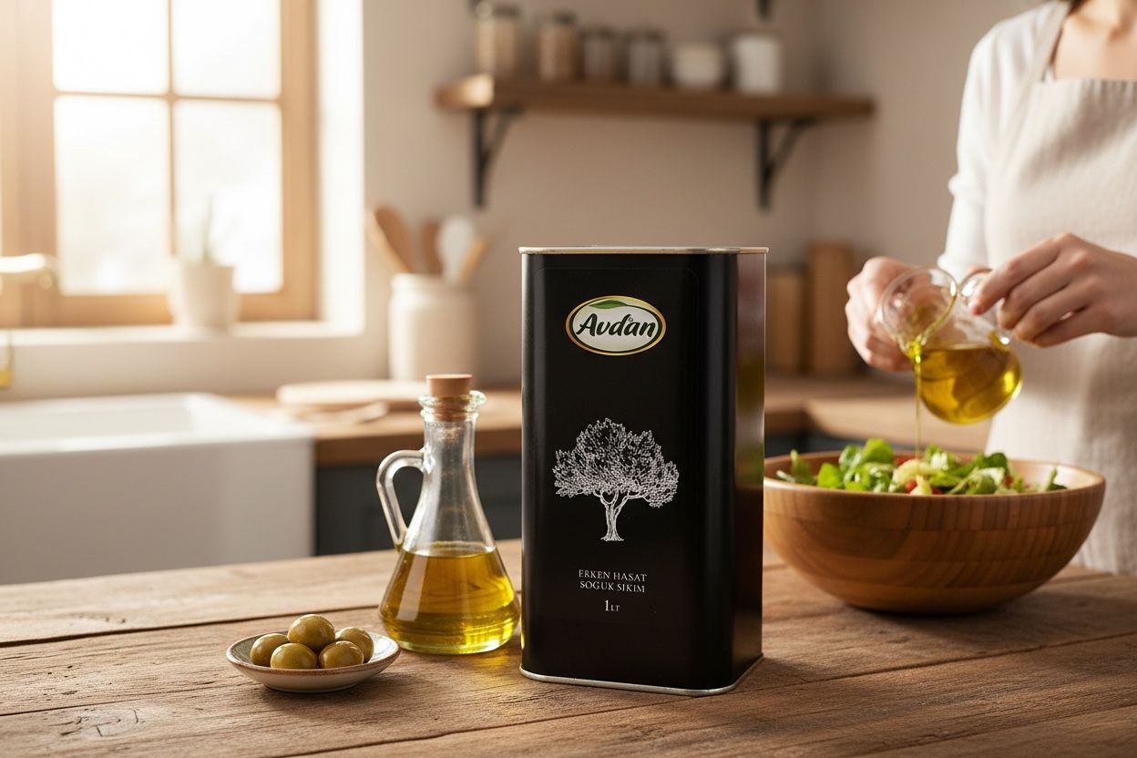 AVDAN - 1LT Erken Hasat Soğuk Sıkım Zeytinyağı