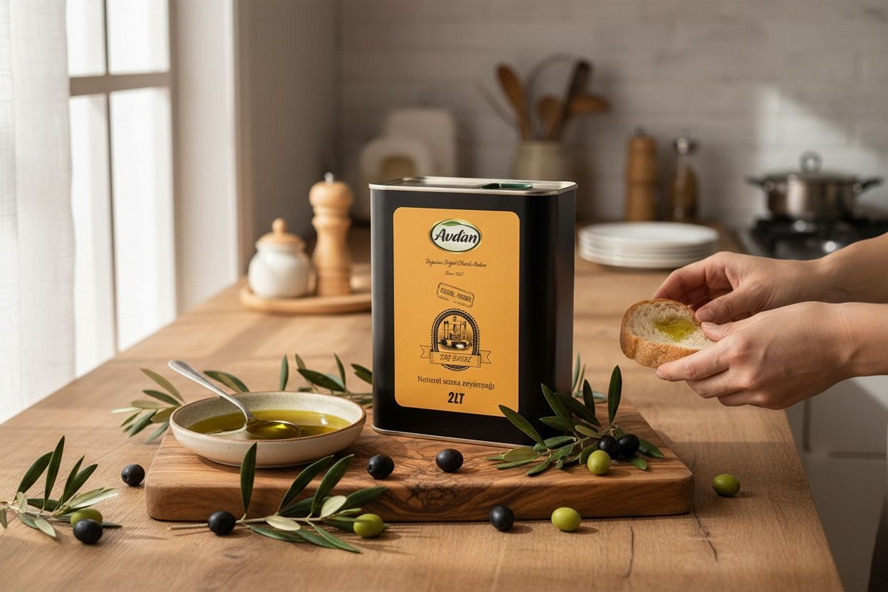 AVDAN - 2LT Taş Baskı Soğuk Sıkım Natural Sızma Zeytinyağı