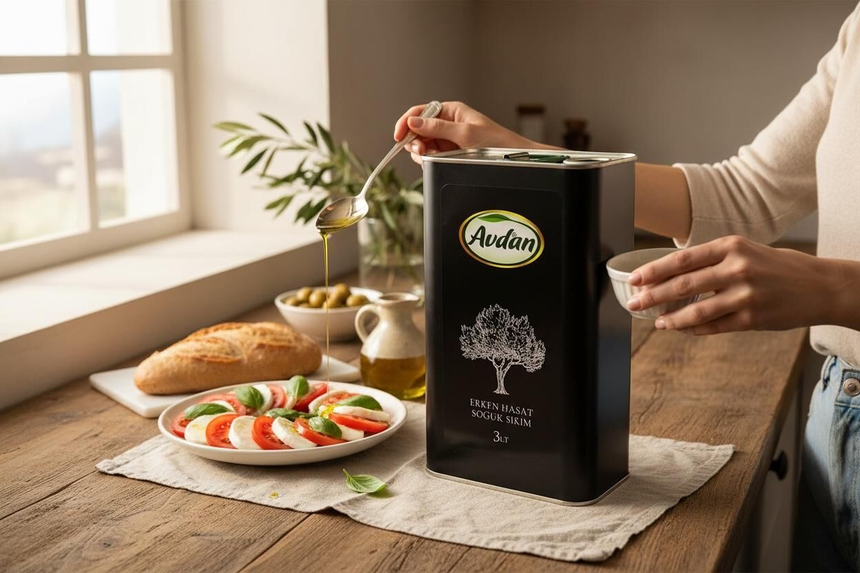 AVDAN - 3LT Erken Hasat Soğuk Sıkım Zeytinyağı