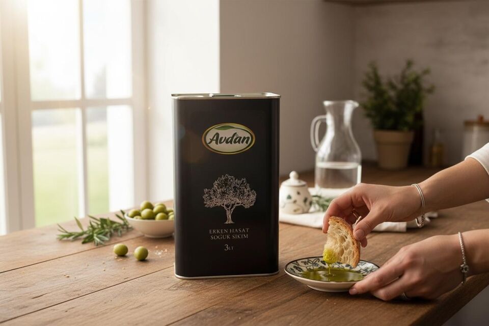 AVDAN - 3LT Erken Hasat Soğuk Sıkım Zeytinyağı