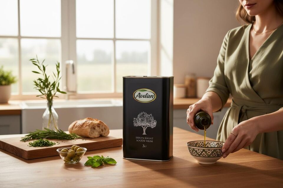 AVDAN - 3LT Erken Hasat Soğuk Sıkım Zeytinyağı