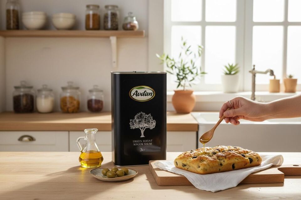 AVDAN - 3LT Erken Hasat Soğuk Sıkım Zeytinyağı
