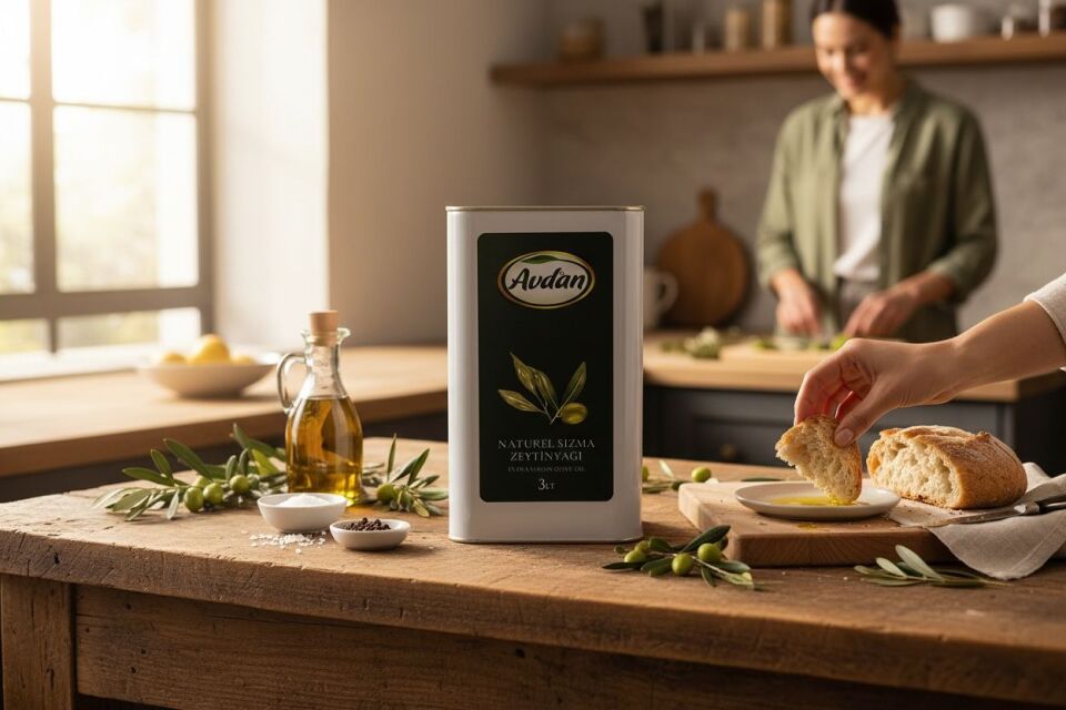 AVDAN - 3LT Natural Sızma Zeytinyağı
