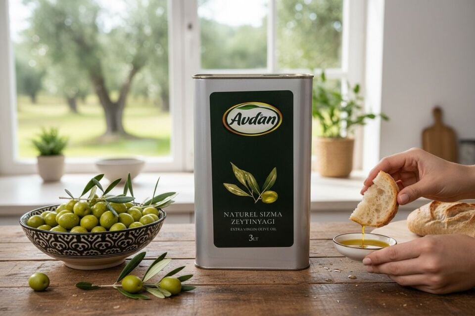 AVDAN - 3LT Natural Sızma Zeytinyağı