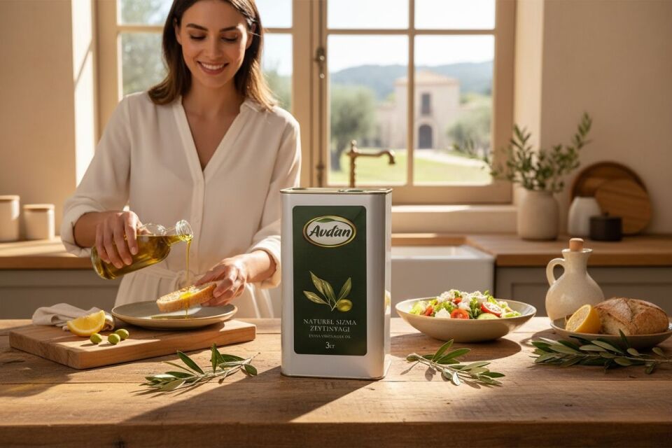 AVDAN - 3LT Natural Sızma Zeytinyağı