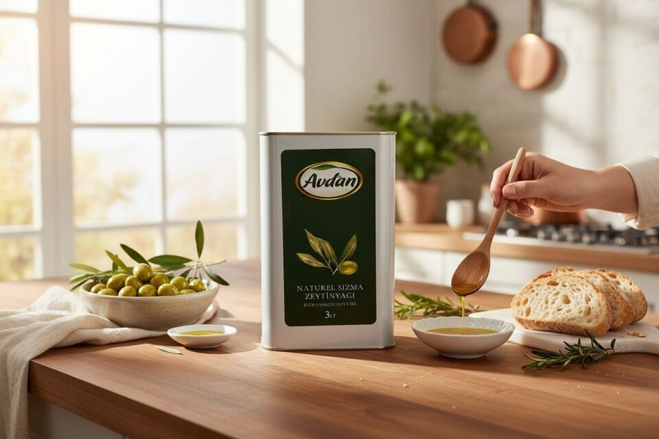 AVDAN - 3LT Natural Sızma Zeytinyağı