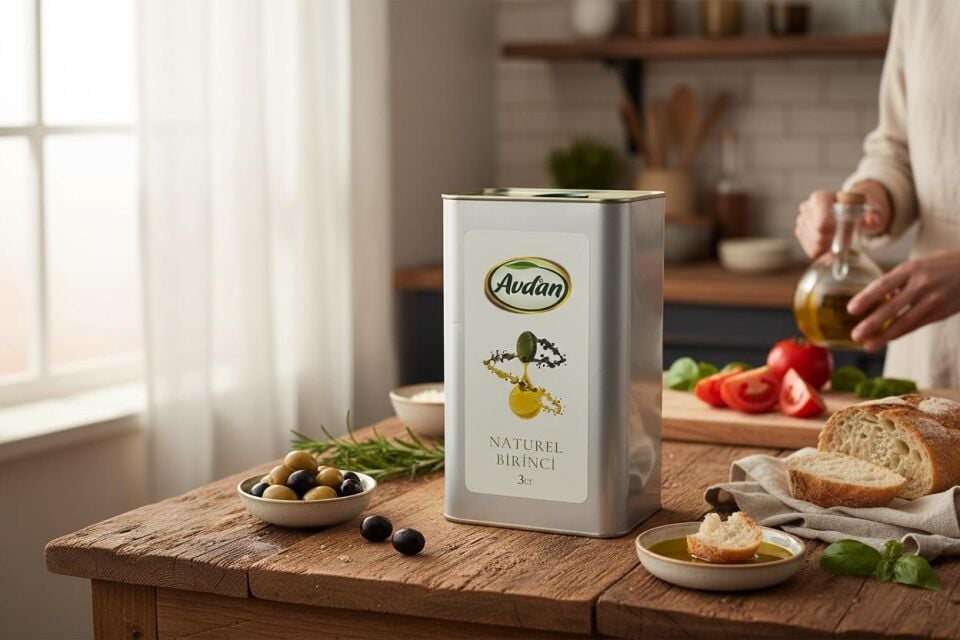 AVDAN - 3LT Natural Birinci Zeytinyağı
