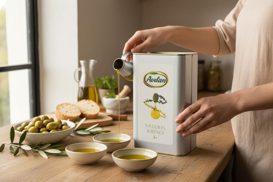 AVDAN - 3LT Natural Birinci Zeytinyağı